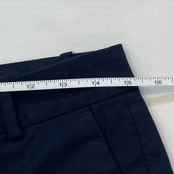 NWOT J. Crew Navy Linen Blend Kallie Pants / Trousers Straight Leg, Size 8 Tall - Picture 11 of 14